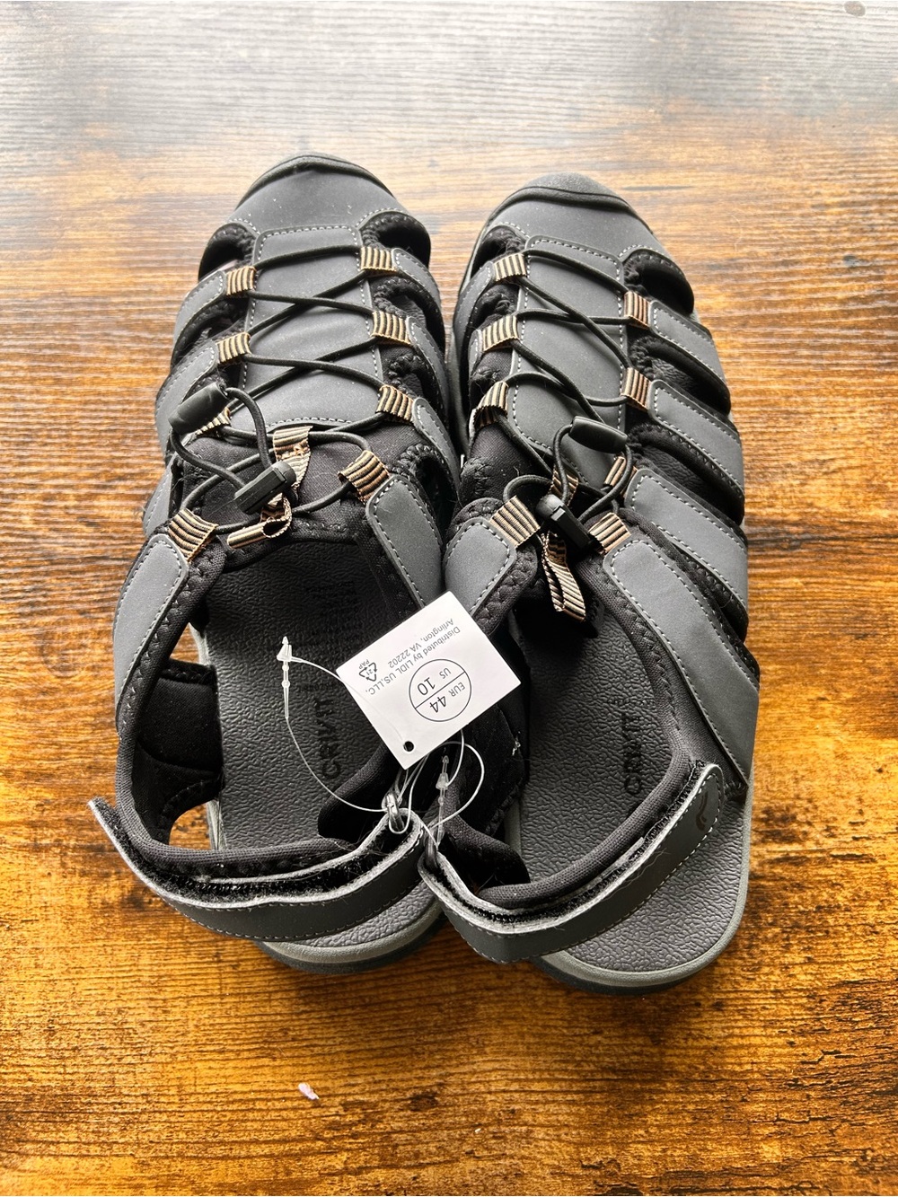 Men's Black Outdoor Sandal - Unbranded